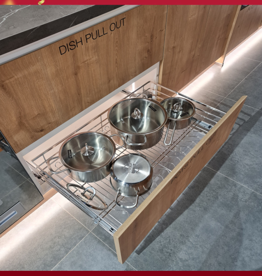 Bộ Rổ Xoong Nồi Cappella 700mm Hafele 549.08.031