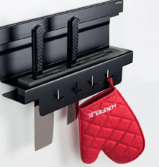 Kệ treo đựng dao Hafele màu đen 523.00.330