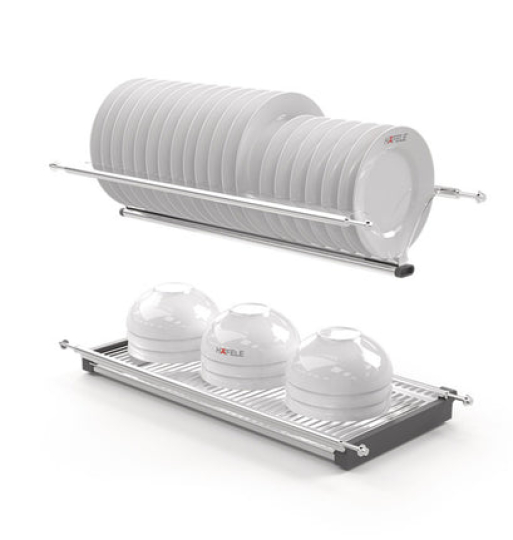 Kệ gia vị màu đen Hafele 328x118x403-  523.00.360