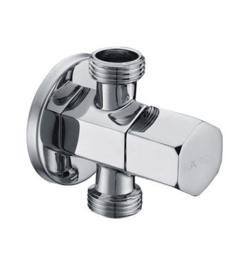 Van khóa nước Hafele dạng lục giác 2 đường nước 495.61.252