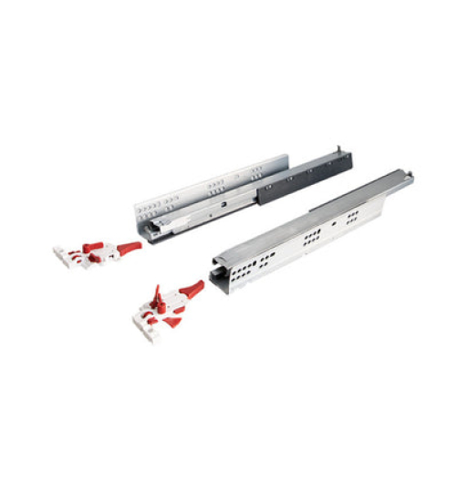 Ray âm Hafele Matrix UM, mở toàn phần, giảm chấn, bao gồm bas lắp đặt 433.32.071