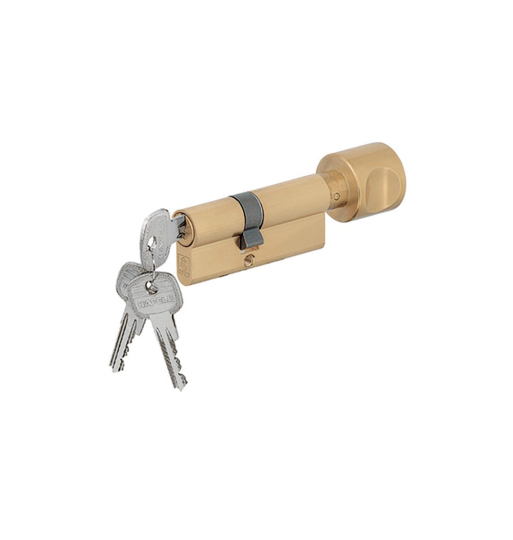 Ruột khóa Hafele 1 đầu chìa, 1 đầu vặn 71mm 916.96.664