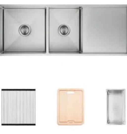 Bộ chậu rửa và phụ kiện Hafele HS21-SSD2S90L 567.94.059