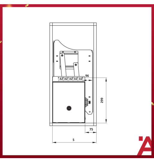Rổ Chén Di Động Lento 600mm Cucina 504.76.004