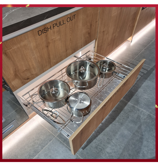 Bộ Rổ Xoong Nồi Cappella 700mm Hafele 549.08.031