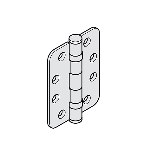 Bản lề lá Hafele chống cháy 127x89x3 - 2 vòng bi 926.98.130