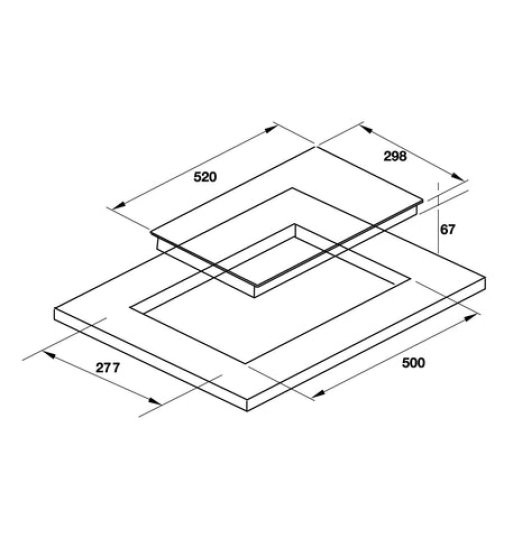 Bếp điện 2 vùng nấu Hafele HC-R302D 536.61.670