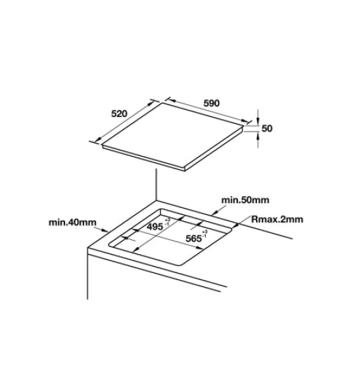 Bếp từ đa vùng nấu Hafele HC-IF60D 536.01.911