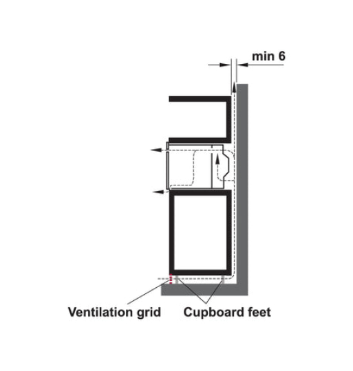 Lò nướng kết hợp vi sóng âm tủ Hafele 50 lít HCO-8T50A, Series 800 538.01.431
