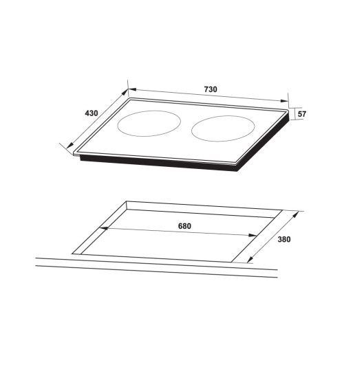 Bếp từ 2 vùng nấu Hafele HC-I3732A 536.61.736
