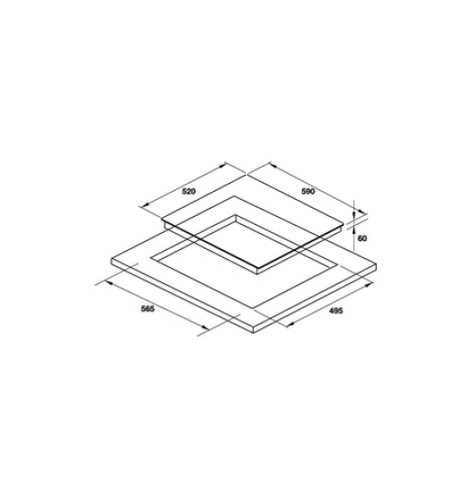 Bếp từ 3 vùng nấu Hafele HC-I6032B 533.09.901