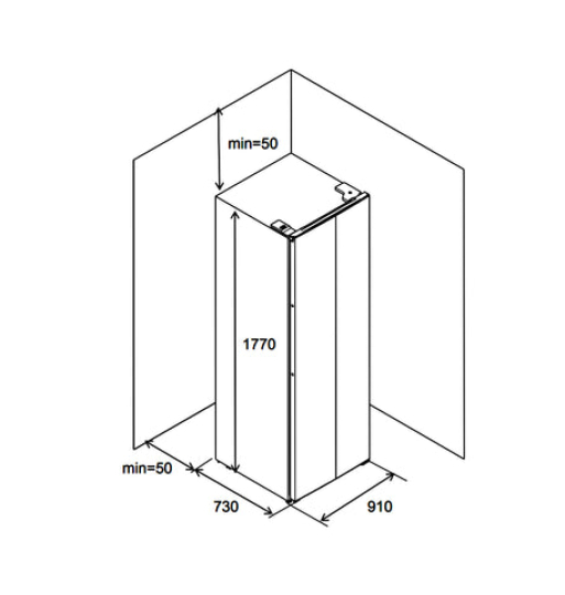 Tủ Lạnh SBS Hafele HF-SB6321FB 534.14.110