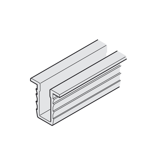 Dẫn hướng và ray trượt Hafele 3000 mm - phù hợp cho cửa trượt thẳng (lọt lòng) SLIDO CLASSIC 40 IF 404.16.913