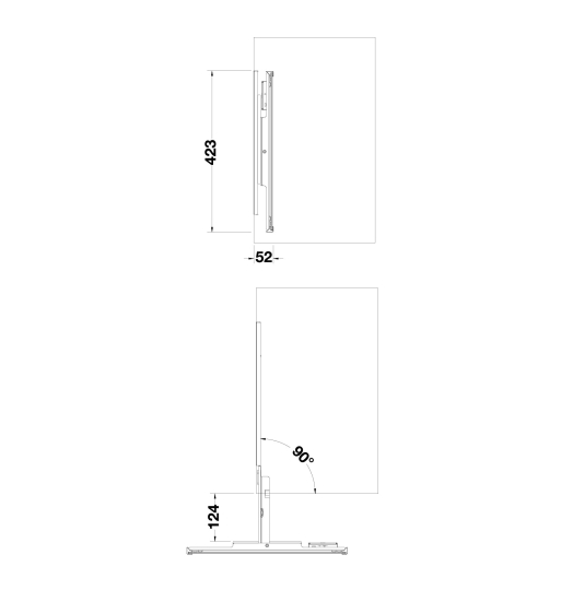 Gương xoay Hafele có đèn Led 807.95.890