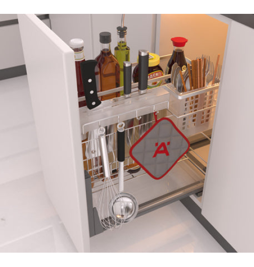 Bộ rổ gia vị Hafele - Sonata ( có kèm khay đũa ) 549.20.012