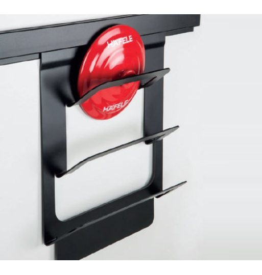Kệ treo nắp Hafele, dĩa màu đen 523.00.350