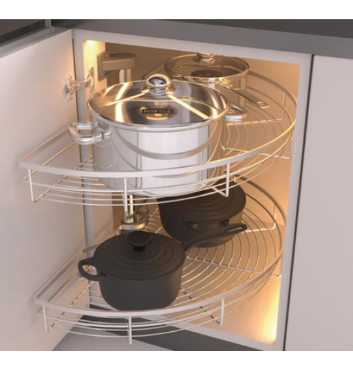 Bộ rổ góc xoay 180 độ Hafele - Mezzo 548.37.001