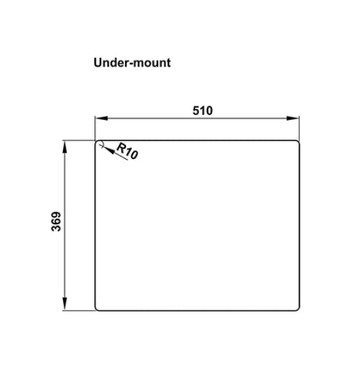 Chậu đá Hafele ESSENCE HS22-GEN1S60M, chậu đơn 577.25.320