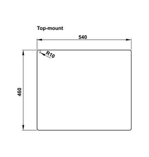 Chậu đá Hafele ESSENCE HS22-GEN1S60M, chậu đơn 577.25.320