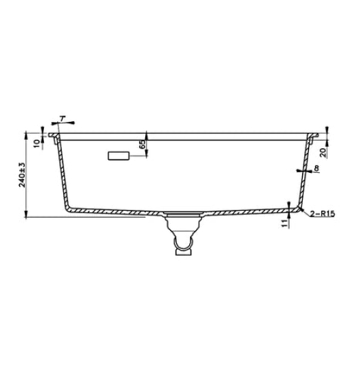Chậu đá Hafele ESSENCE HS22-GEN1S90M, chậu đơn 577.25.330