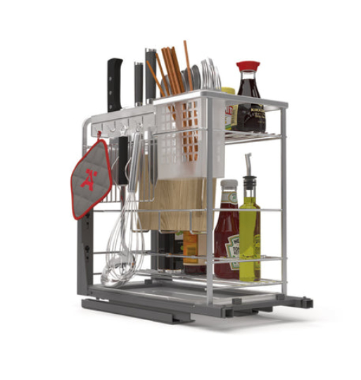 Bộ rổ gia vị Hafele - Sonata ( có kèm khay đũa ) 549.20.012