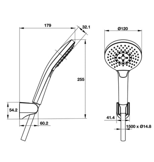 Bộ sen tay Hafele - AIRSENSE 485.60.051