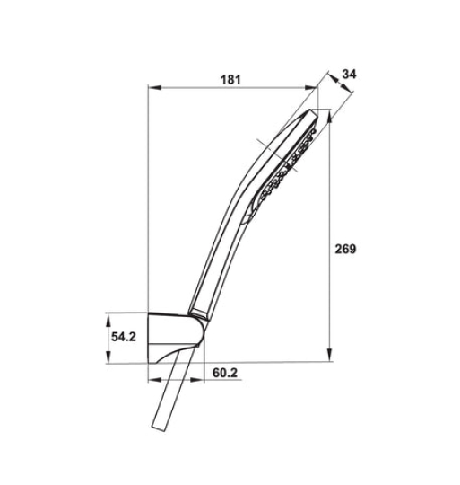 Bộ sen tay Hafele - AirSense 120S 485.60.625