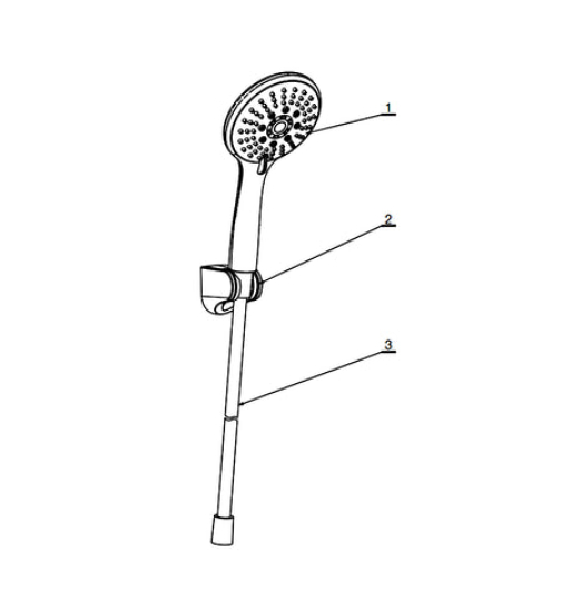 Bộ sen tay Hafele - Airsense 5 chức năng 485.60.626