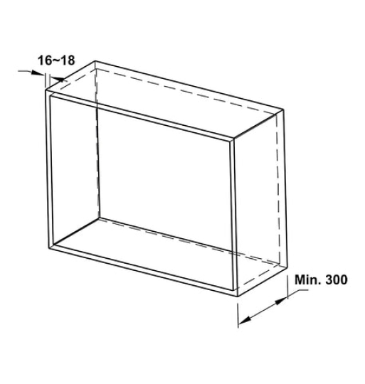 Rổ chén dĩa cố định Hafele - Presto, phiên bản không có khung 544.40.033