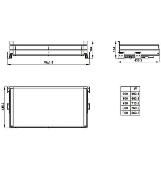 Rổ xoong nồi Hafele - KASON 549.08.864