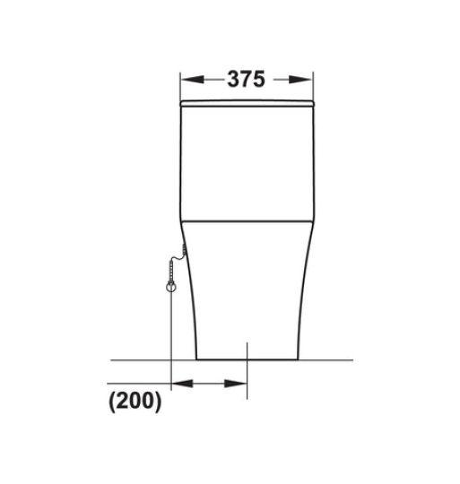 Bồn cầu một khối Hafele Sapporo 588.79.407