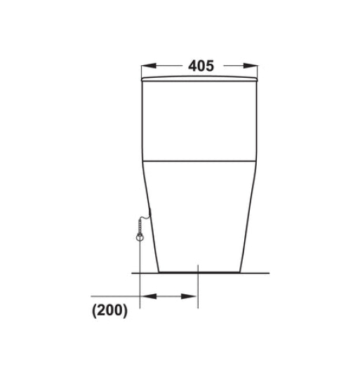 Bồn cầu một khối Hafele Sapporo 588.79.406