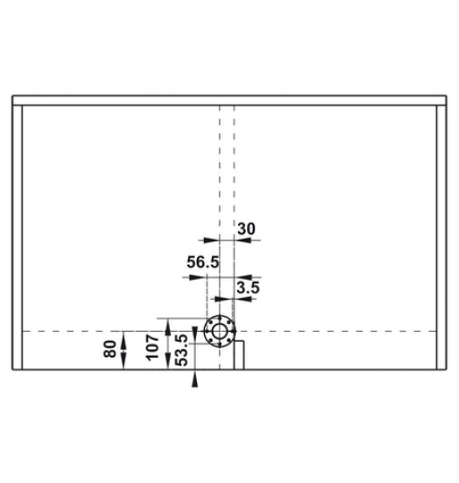 Bộ rổ góc xoay 180 độ Hafele - Mezzo 548.37.001