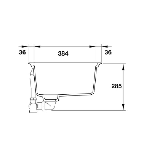 Chậu đá Hafele HS20-GEN1S80 570.30.300
