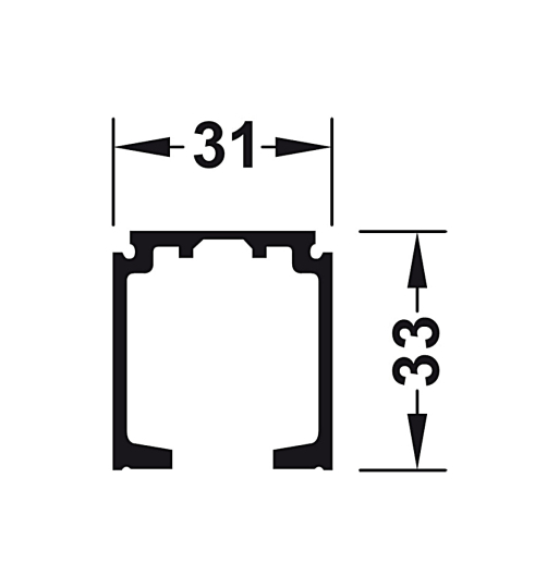 Ray trượt và phụ kiện Hafele (phù hợp với 120-P, 120-K, 120-O và 120-I) 940.43.922