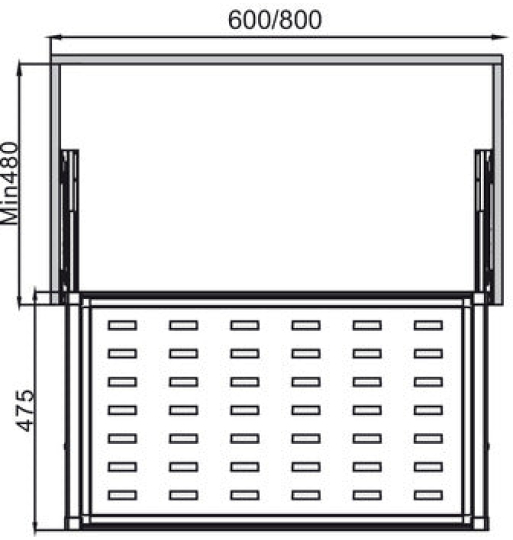 Rổ bằng kim loại Hafele 807.95.851