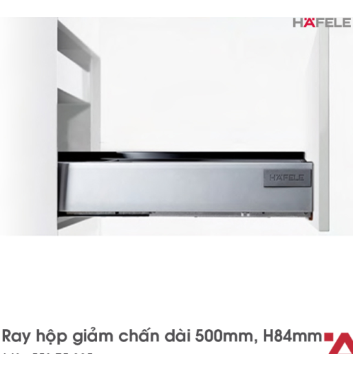 Ray Hộp Alto Giảm Chấn H84mm Hafele 552.75.005