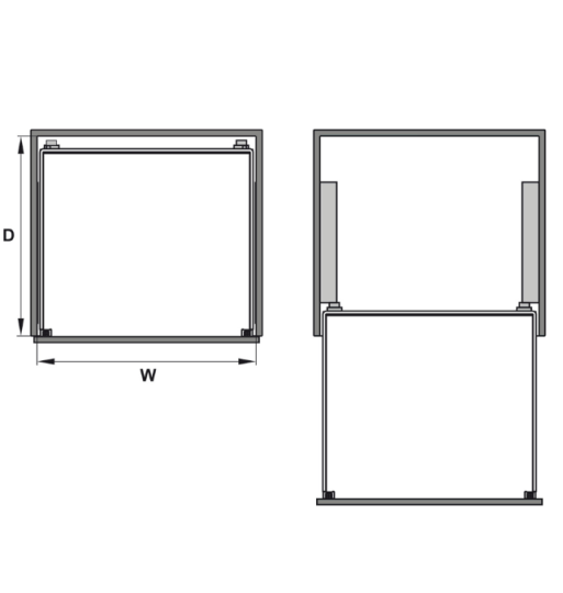 Rổ Đựng Chén Đĩa Cappella 700mm Hafele 549.08.151