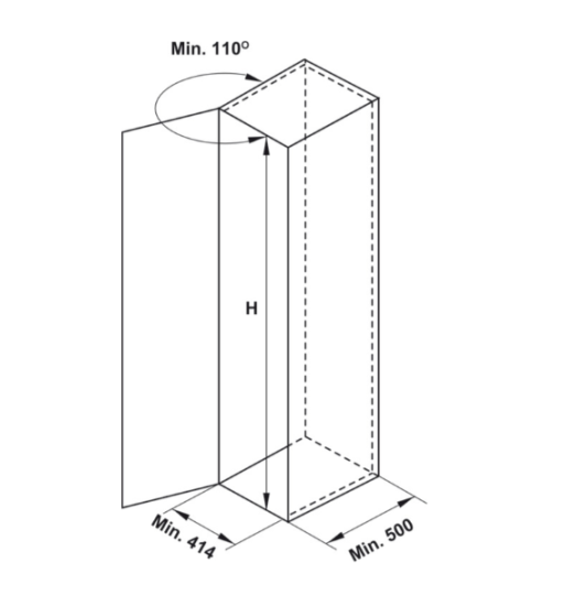 Tủ Kho Dolce 6 Tầng 450mm Hafele 548.65.033