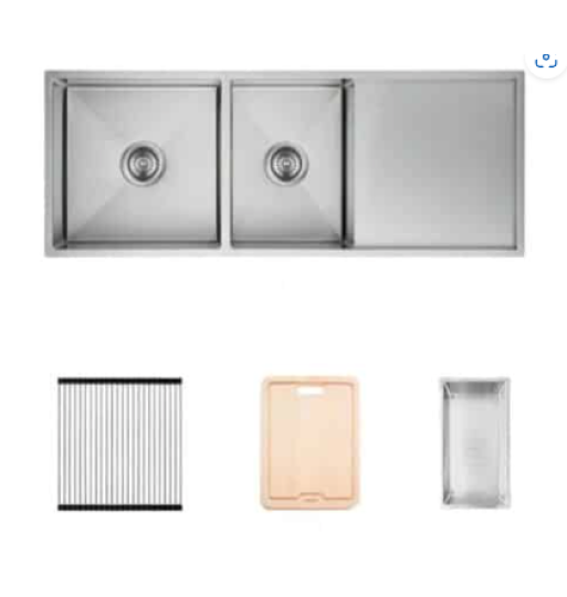 Bộ chậu rửa và phụ kiện Hafele HS21-SSD2S90L 567.94.059