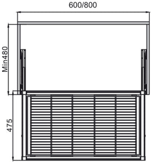 Rổ lưới bằng kim loại Hafele 807.95.841