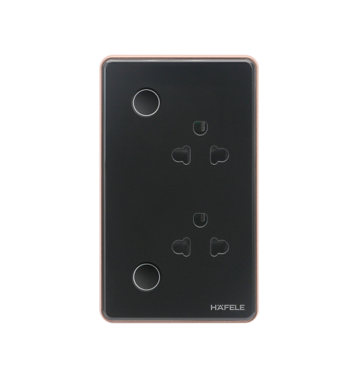 Ổ cắm âm tường thông minh Hafele - HSL-WSS01B/W 820.71.007